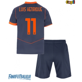 Inter Milan Luis Henrique #11 Echipament de Fotbal Replică 2025-26 Copii Treilea (+ Șorturi)